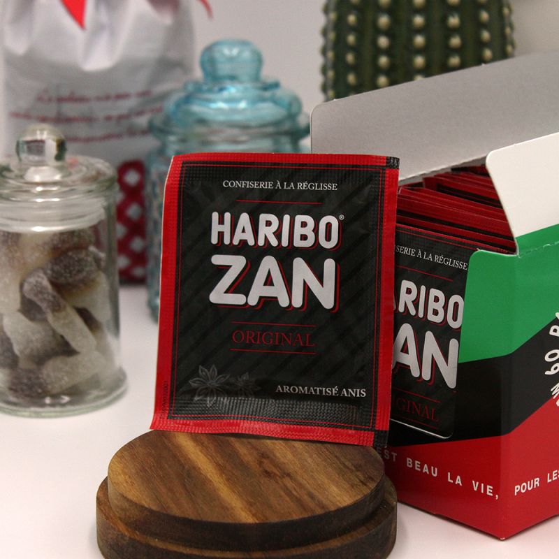 Sachet rouge pain de zan anis Haribo