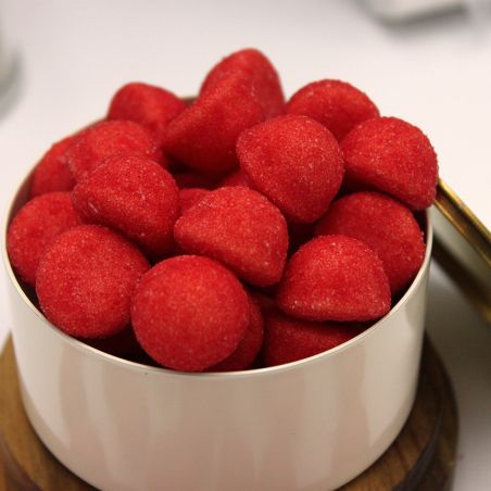 Maxi Fraise Tagada, bonbon guimauve de Haribo,fraise tagada géante