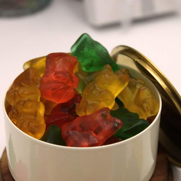 Confiserie gélifiée gomme sans gélatine Marque Haribo Schtroumpf GM