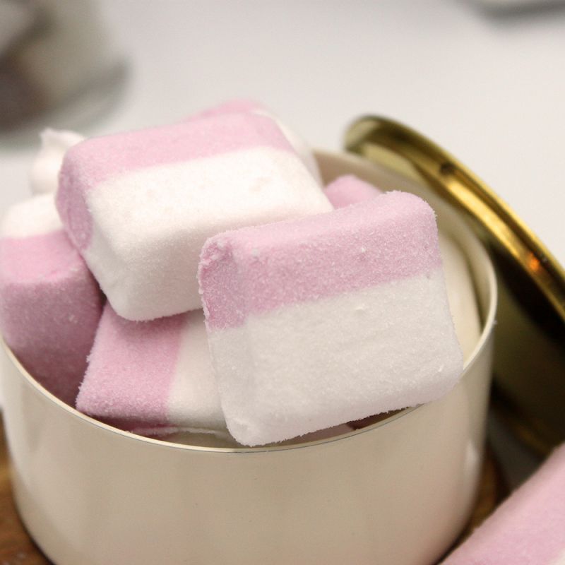 Chamallow guimauve cube rose et blanc à petit prix
